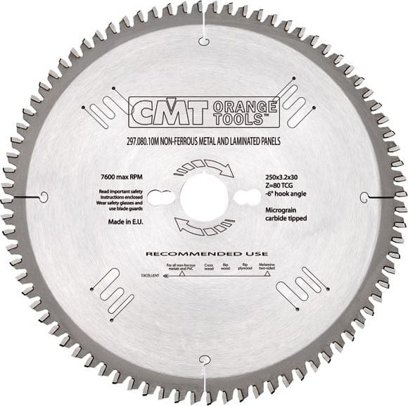 CMT ferăstrău HW D=210 F=30 Z=64 K=2,8/2,2 (296.210.64M)