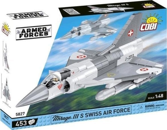 Set de Construit Mirage IIIS Swiss Air Force, 453 piese
