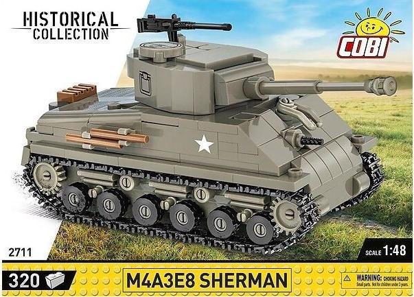 Cobi COBI 2711 Historical Collection WWII Tank M4A3E8 Sherman 320 caramizi
