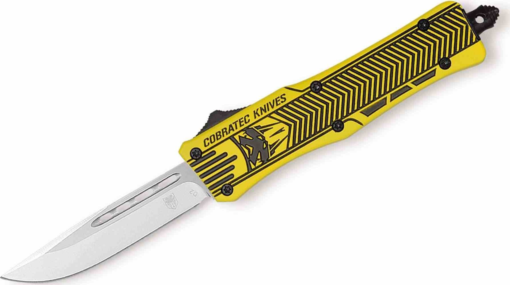 CobraTec Cobratec Knife Med Yellow Game Bl DNS