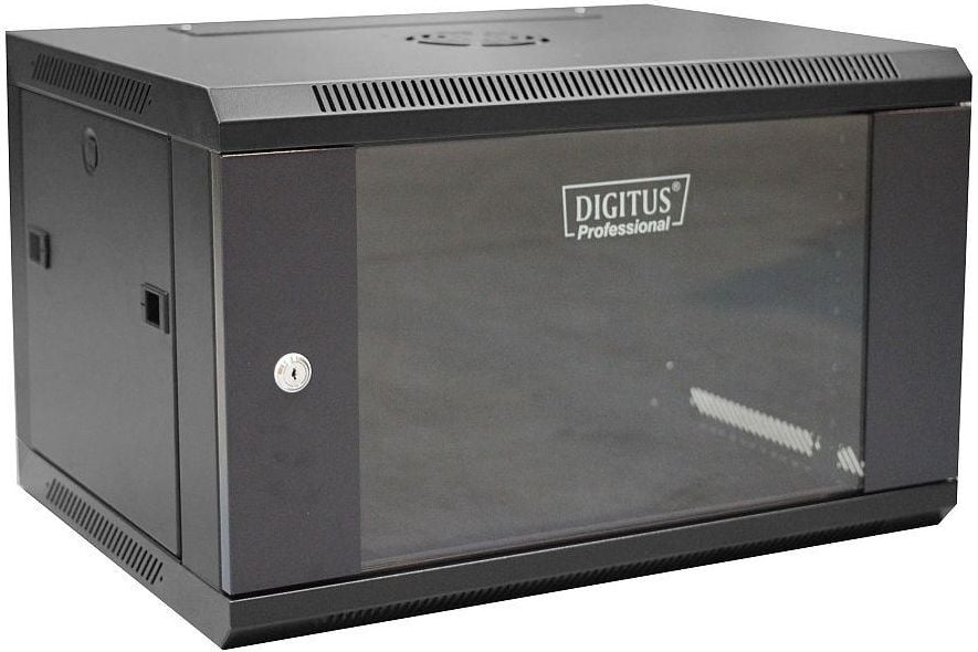 Colare dulap agățat unshared 19 inch 6U DIGITUS 600x368x450mm negru (DN-06UB W19)