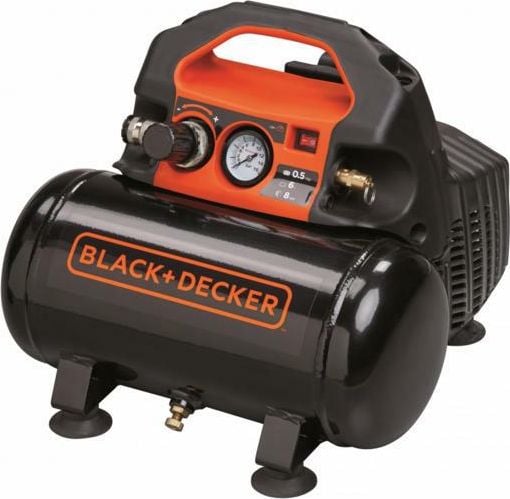 Compresor Black & Decker BD 55/6, 6 l, 0.5 CP, 8 Bar