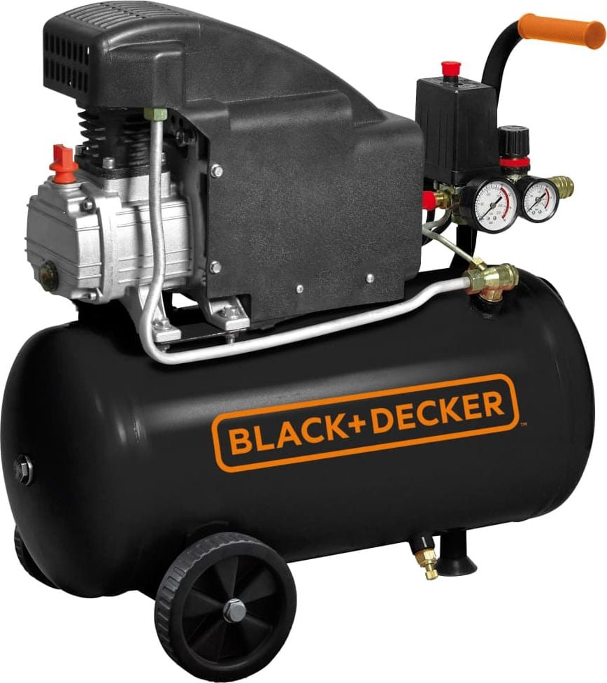 Compresor orizontal Black+Decker 24L 8BAR 160L/min - BD 160/24