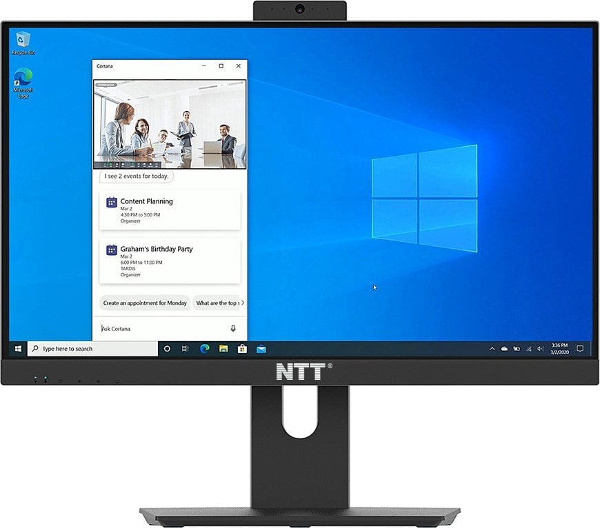 Computer All-in-One NTT System NTT AiO 23,8` - i3 12100, 8 GB RAM, 512 GB SSD, WIFI, DVD, W11 Pro