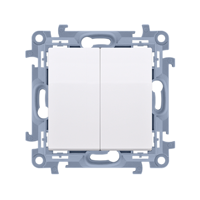 Comutator, 10 A, 250V~, alb, borne cu surub