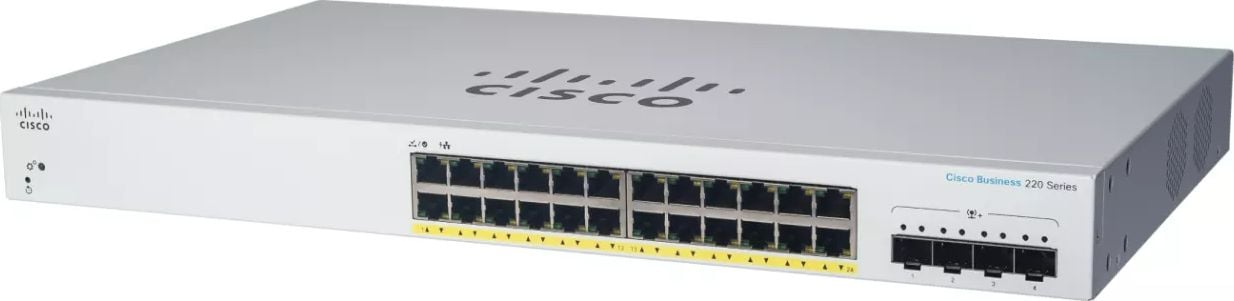 Comutator Cisco CBS220-24P-4X-EU