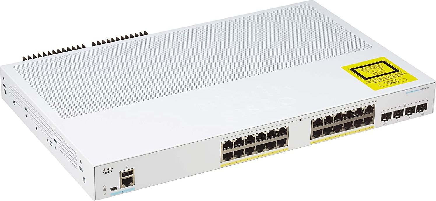 Switch-uri cu management - Comutator Cisco CBS250-24P-4G-EU