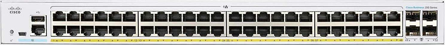 Comutator Cisco CBS250-48P-4X-EU