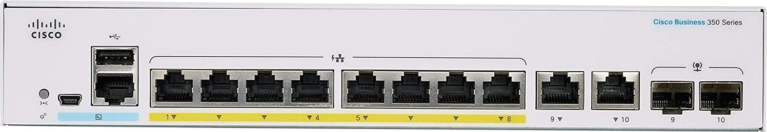 Comutator Cisco CBS350-8FP-E-2G-EU