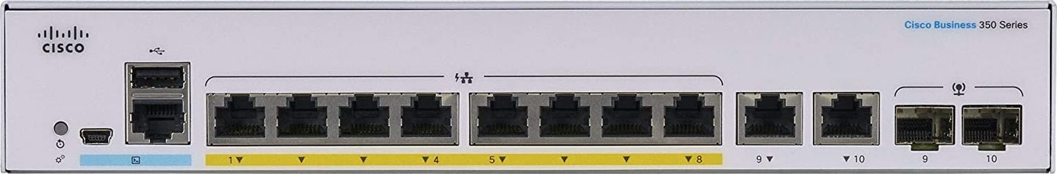 Comutator Cisco CBS350-8P-E-2G-EU