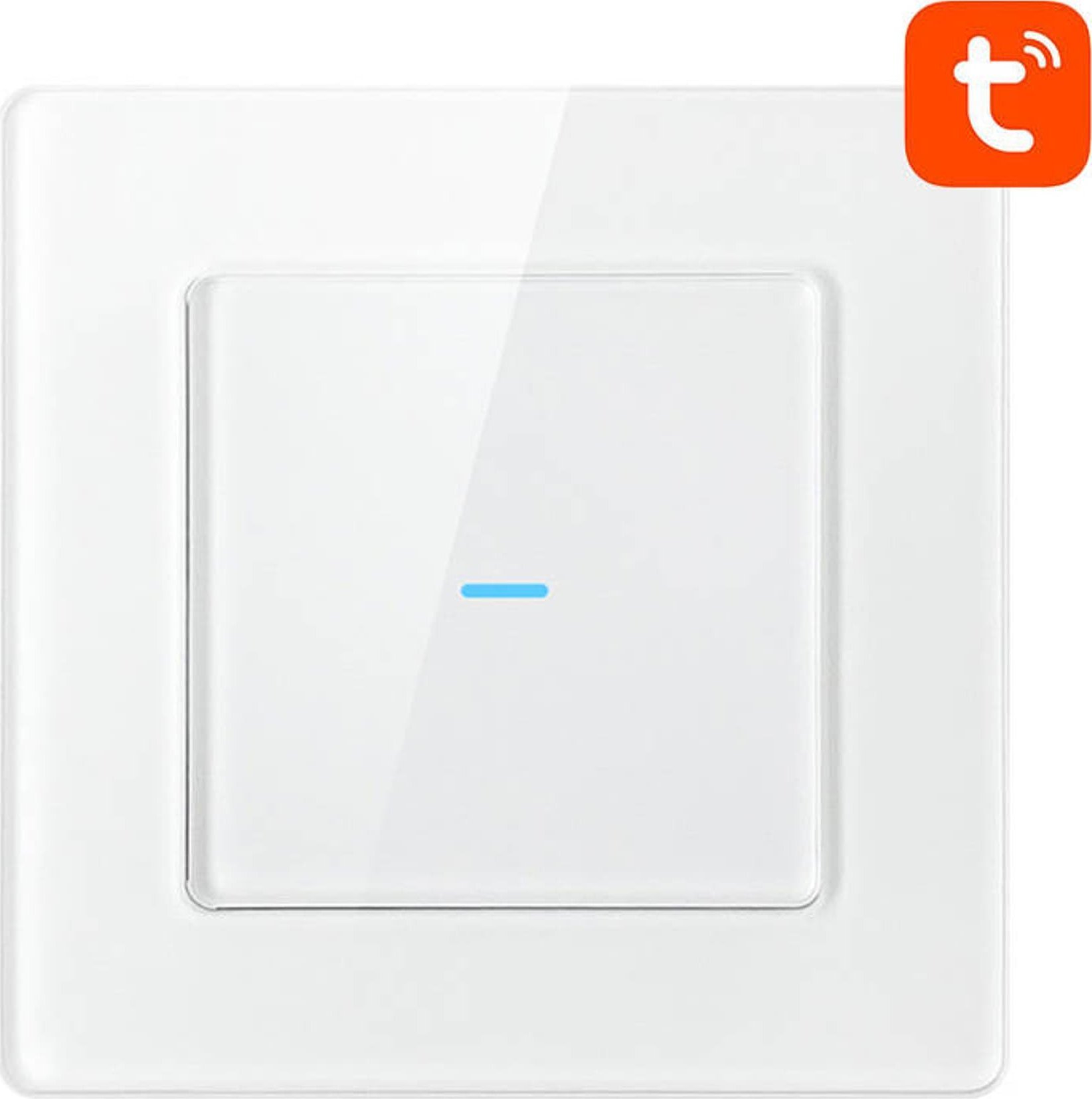 Comutator de lumină tactil Avatto WiFi Avatto N-TS10-W1 Single TUYA (alb)