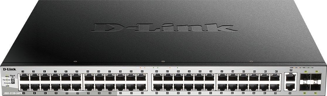 Comutator D-Link Comutator DGS-3130-54PS 48GE PoE 4SFP+