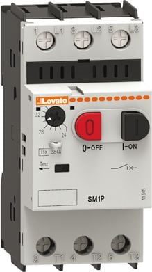 Comutator motor electric Lovato cu butoane 1,6 - 2,5A 100kA 400V (SM1P0250)