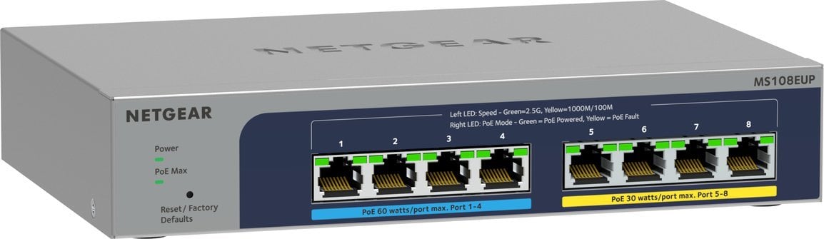 Switch-uri cu management - Comutator NETGEAR MS108 (MS108EUP-100)