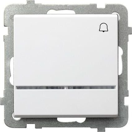 conector clopot Sonata contact cu lumina de fundal alb (LP-6 RS / M / 00)