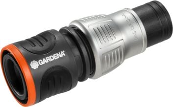 Conector cu stop, Gardena 18253, Premium, pentru furtun de 13mm, 1/2 toli