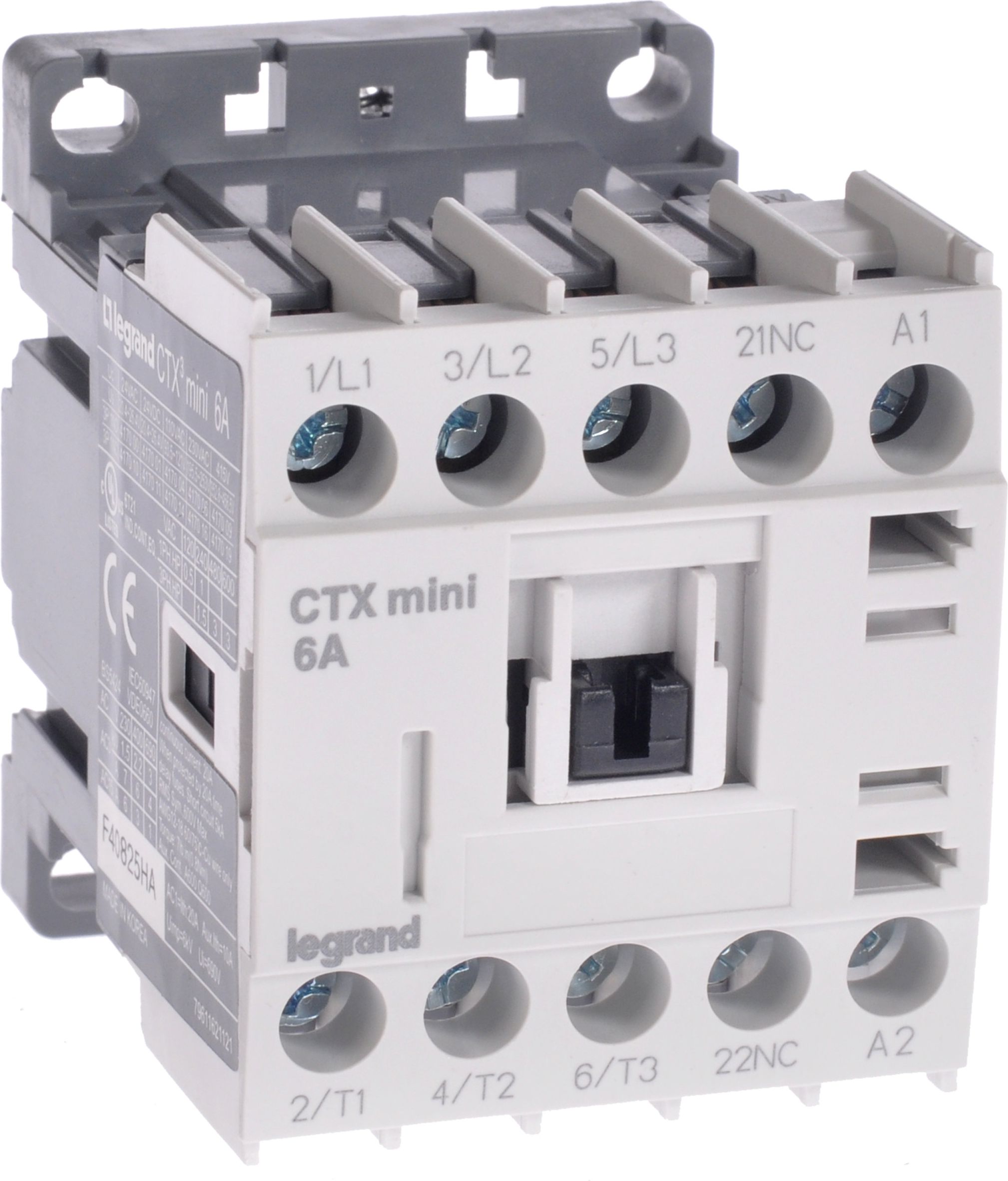 Contactor CTX3 MINI 3P 1NC 230V AC 6A - 417016