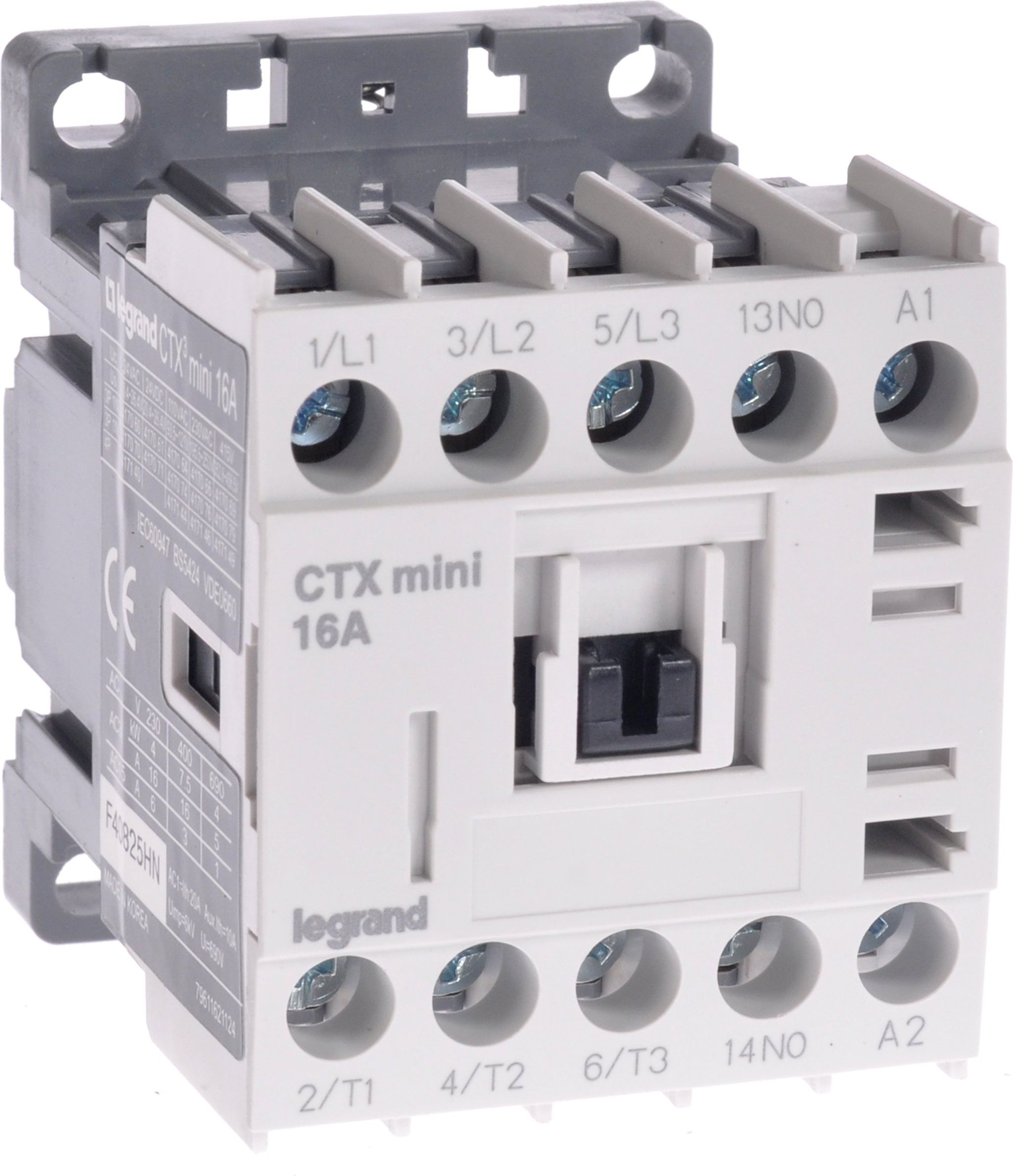 contactor de alimentare 3P 16A 230V AC 0Z 1R CTX3 MINI (417066)