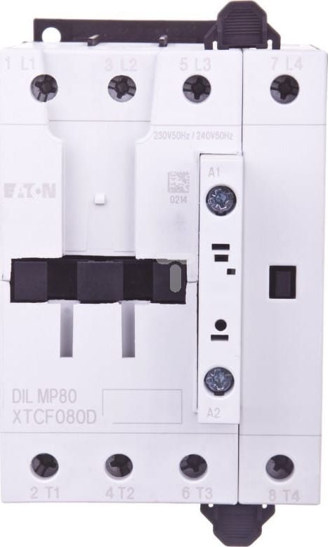 Contactor de putere Eaton 80A AC-1 4P 230VAC 0Z 0R DILMP80, 230V50HZ,240V60HZ (109884)