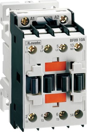 Contactor de putere electrică Lovato 18A 3P 24V AC 1NC 0R (BF1810A024)