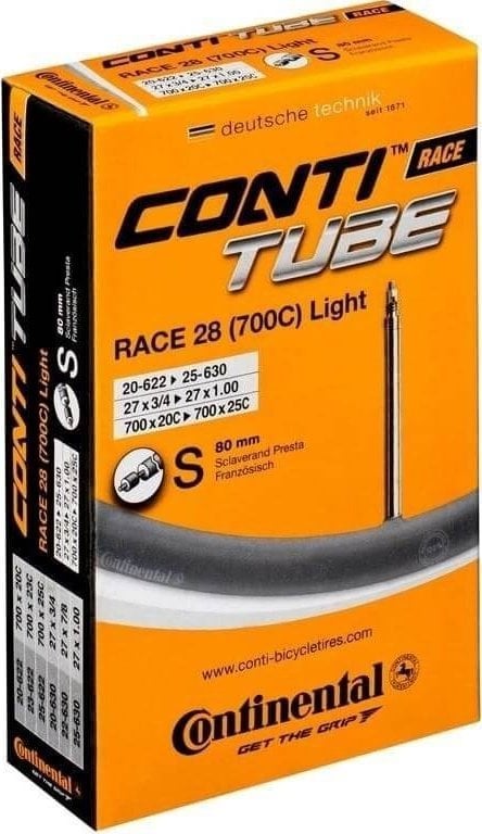 Tub bicicletă Continental Road Continental Race 28 Light 18-25x700 presta S80mm