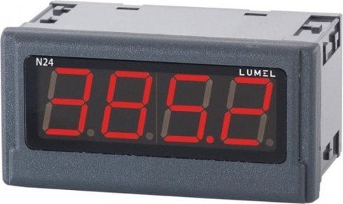 Contor digital Lumel pentru masurare cu alimentare Pt100 -50-150C 230V AC cu certificat KJ N24 T110100M1