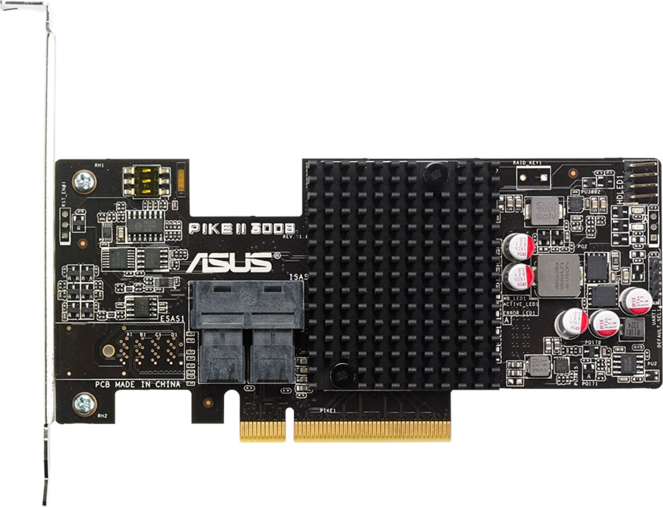 Controler Asus PCIe 3.0 x8 - 2x SFF-8643 PIKE II 3008-8i (90SC05E0-M0UAY0)