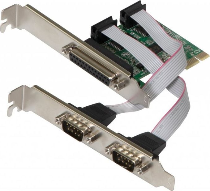 Controler Evolveo PCIe x1 - 2x RS-232 + 1x LPT (KAE-RS232-LPT)