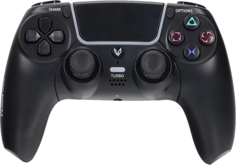 Controler SteelDigi, SteelShock, v2, Dasan, Pentru PS4, Negru