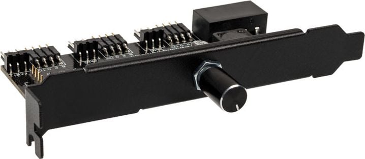 Controler ventilator Lamptron + RGB CFM36 Negru (LAMP-CFM36B)