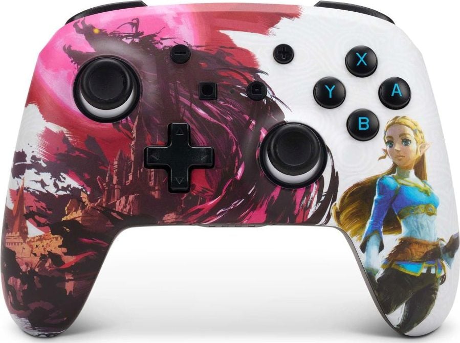 Controller PowerA Enhanced Wireless pentru Nintendo Switch/Lite/OLED Blood Moon Zelda