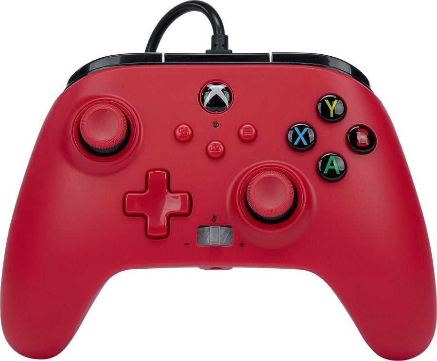 Controller PowerA EnWired Cu fir pentru Xbox Series X/S, Xbox One, PC, 3,5 mm Artisan Red