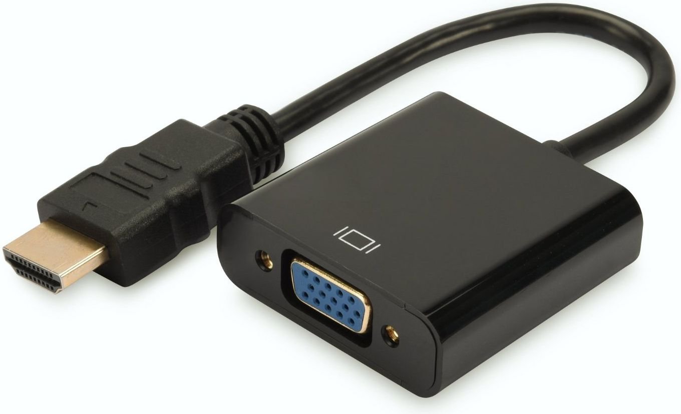 Convertor HDMI la VGA Digitus cu audio DA-70461