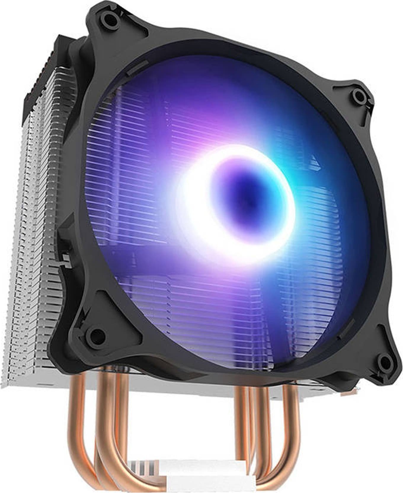 Cooler CPU Darkflash Răcire activă pentru CPU Darkflash Darkair LED (radiator + ventilator 120x120) negru