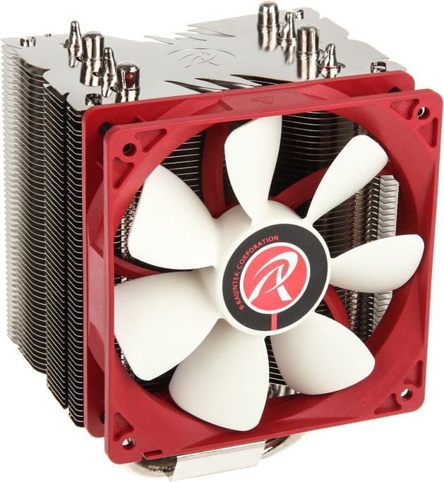 Cooler CPU Raijintek THEMIS Evo, Ventilator 120mm PWM, 4 x Heat-pipe