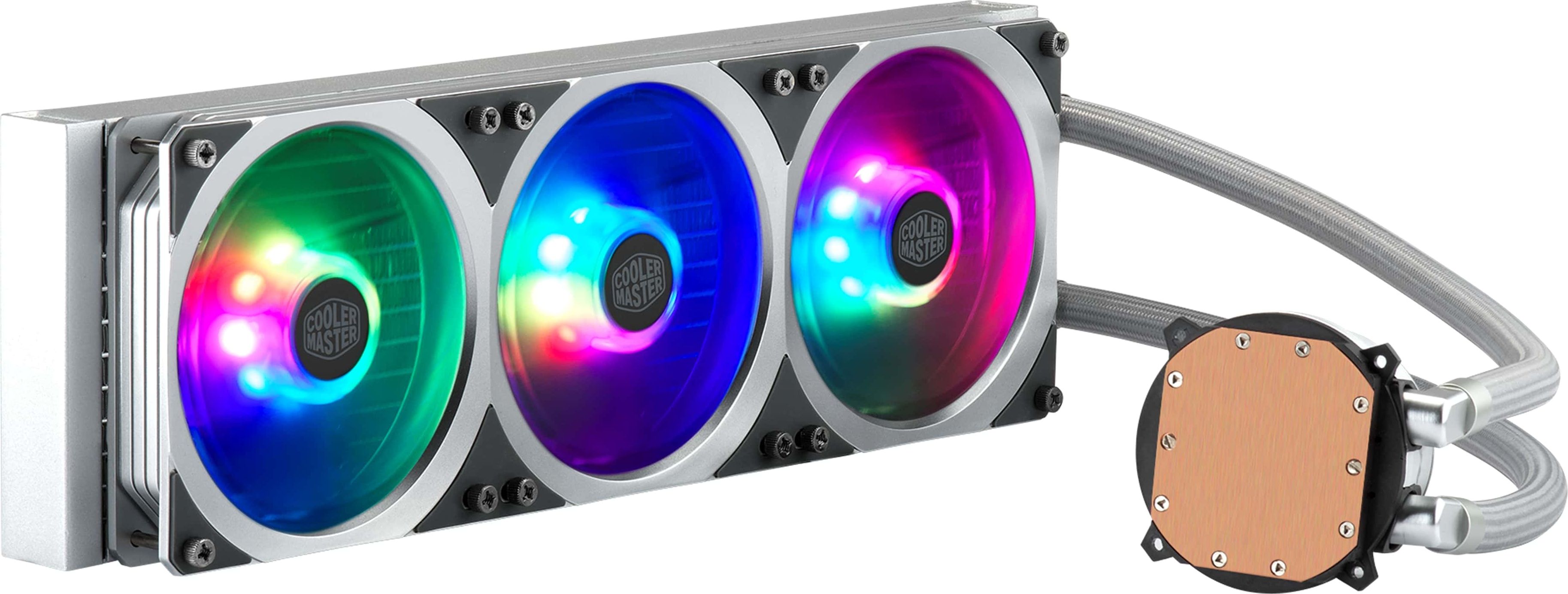 Coolere Procesor - Cooler procesor Cooler Master MasterLiquid ML360P Silver ARGB Water AMD/INTEL