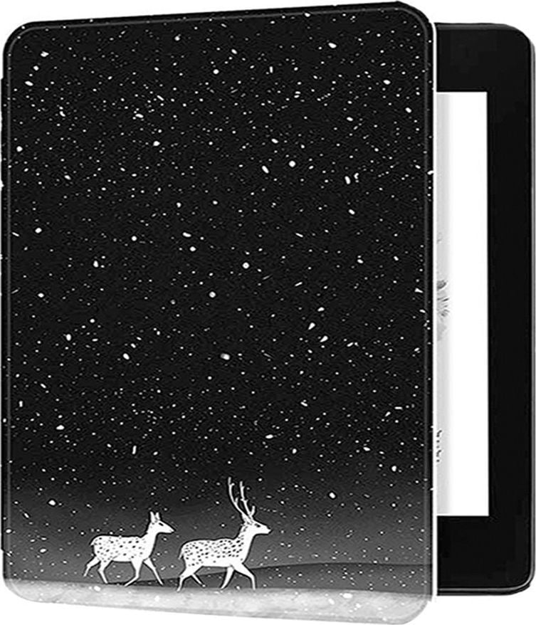 Accesorii eBook Reader - Copertă grafică Tech-Protect Kindle Oasis Snow Deer