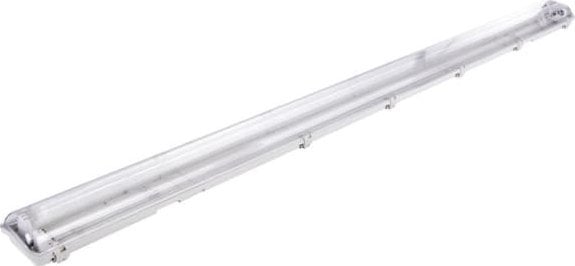 Corp de iluminat LED Volteno Hermetic fără reflector 2x150cm Gri IP65 ABS + PS 156,5x11,3x5,7cm VO1902