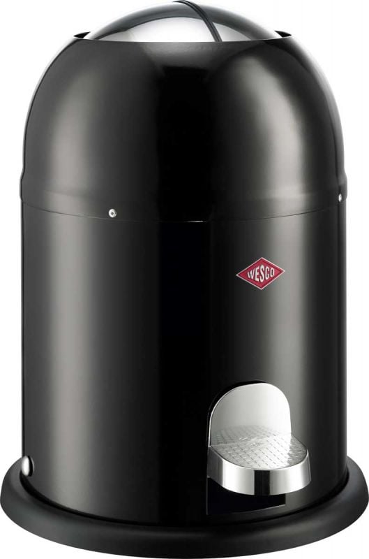 Cos de gunoi din otel WESCO Spaceboy, 35 L, Rosu