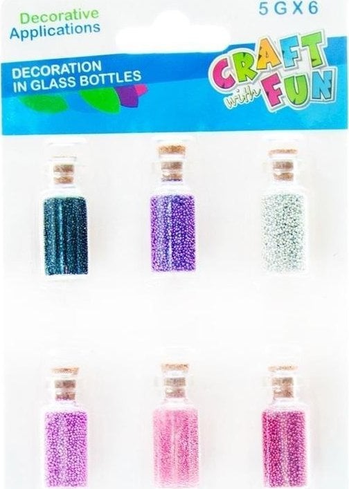 Craft with Fun CF GLITTER LOOSE BALLS 5G/6SHOES B/C 12/72