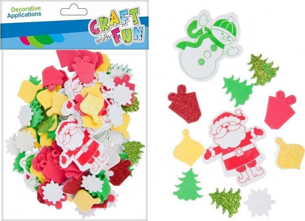 Craft with Fun CF DECORATIE BN EVA MIX SPRZYL 120BUC 12/144