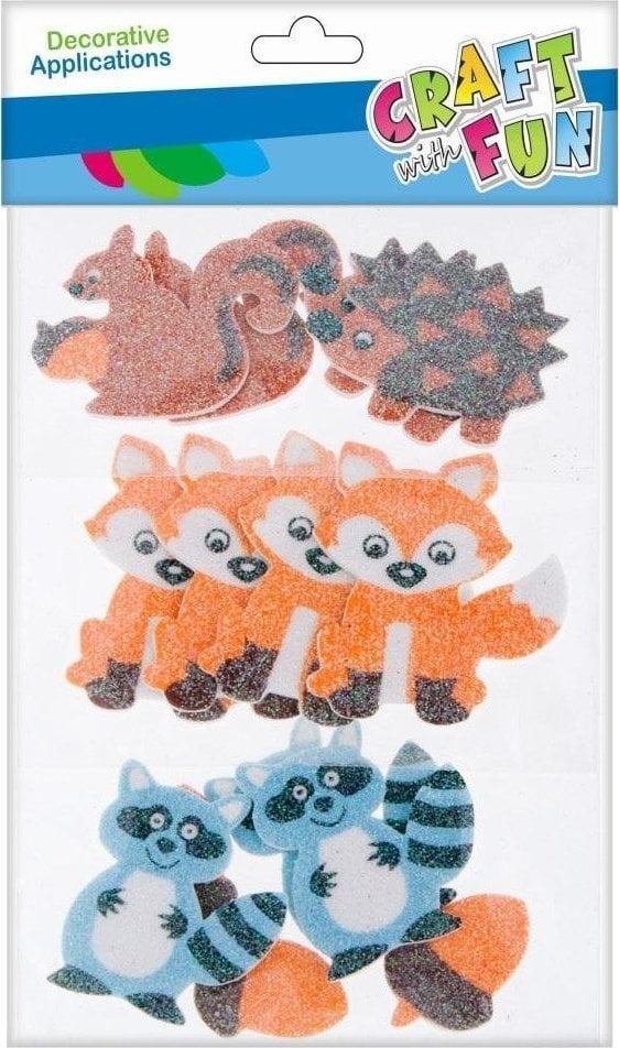 Craft with Fun DECOR DECO EVA ANIMALE FOREST SPRZYL 14BUC CF 12/288