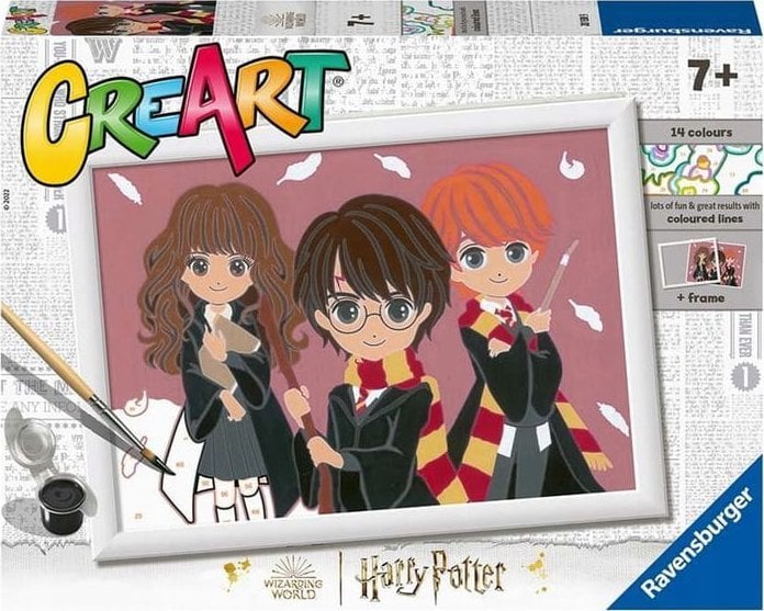 Kit Creativ CreArt Pictează după numere Harry Potter Ravensburger