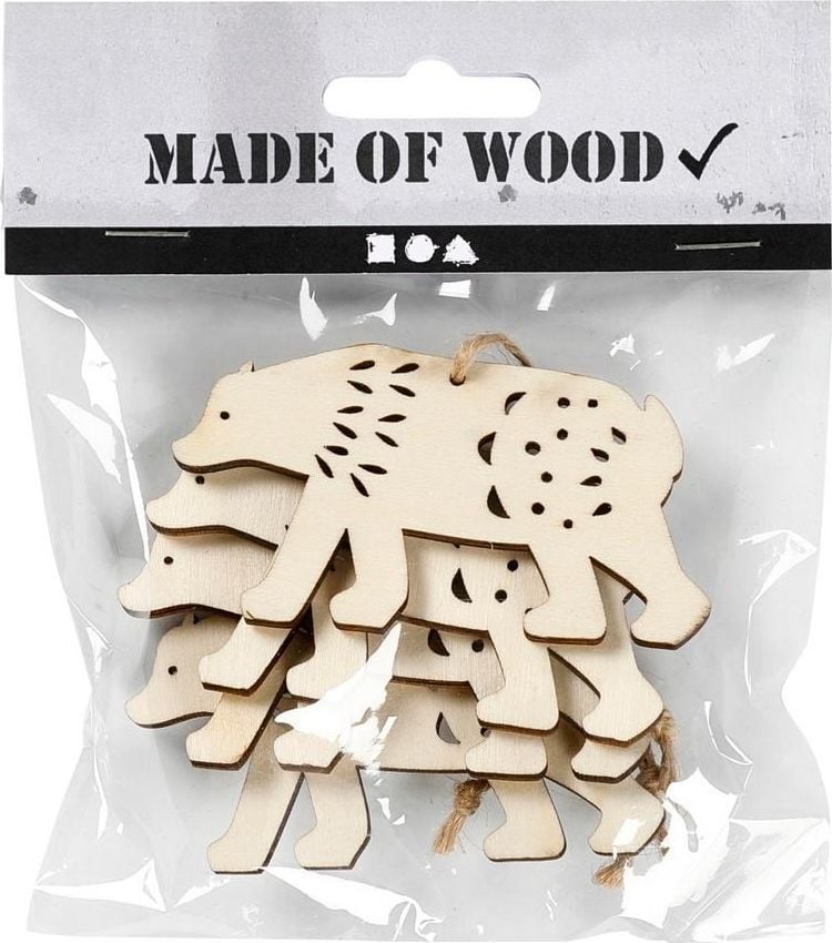 Creative Company Set decoratiuni de Craciun Ursul polar 4 buc. (357838)