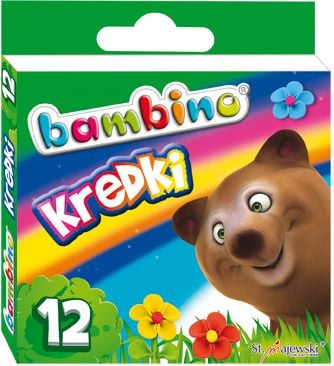 creioane BAMBINO, 12 culori, BAMBINO licență