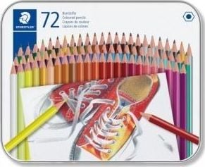 Creioane color Staedtler hexagonale 72buc/cutie metalica ST-175-M72