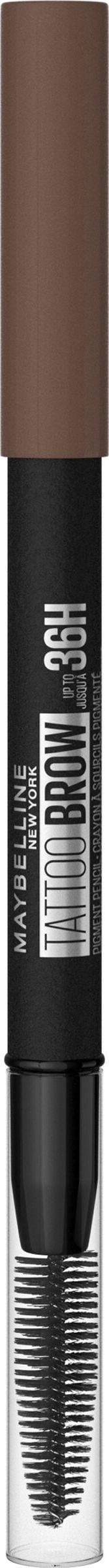 Creion pentru sprancene Maybelline New York Tattoo Brow 36H 05 Medium Brown, 0.73 g