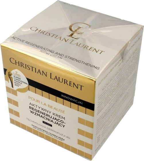 Crema de fata, Christian Laurent, Activ Regeneratoare De Noapte, Exclusive Black Rose, 24k Gold, 50 ml