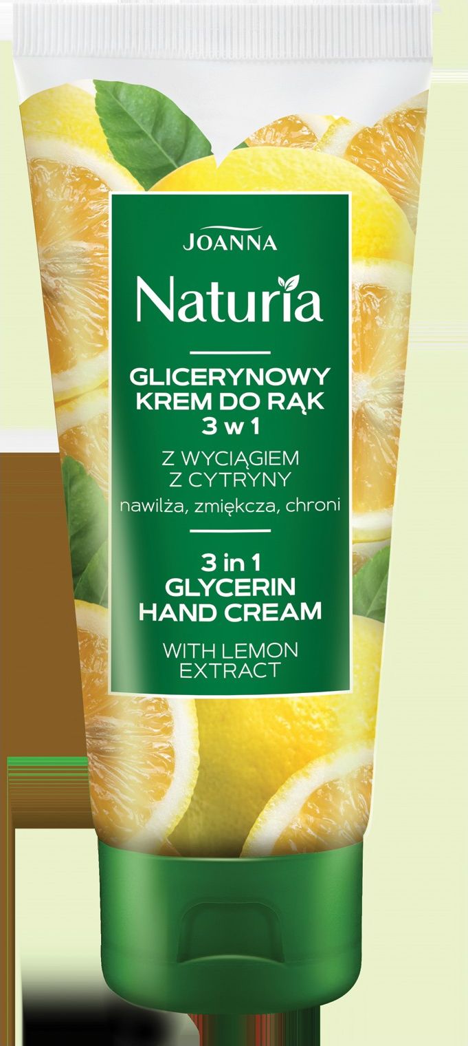 Crema de maini Joanna Naturia Glycerine Lemon, 100g, hidratant , protectoare , Regenerare , Netezire
