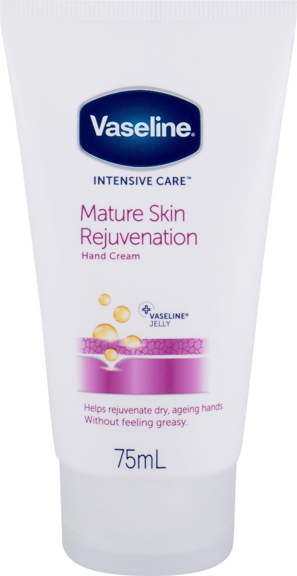 Crema de maini pentru piele matura, Vaseline Mature Skin Rejuvenation, 75ml